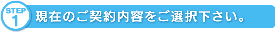STEP1．あなたがお使いのガスの各情報を入力してください。